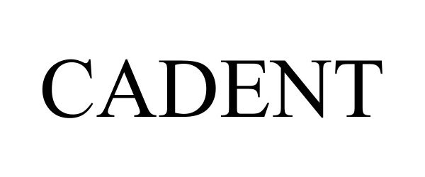 Trademark Logo CADENT