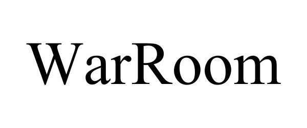Trademark Logo WARROOM