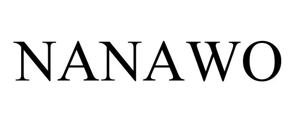 Trademark Logo NANAWO