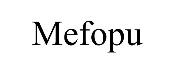  MEFOPU