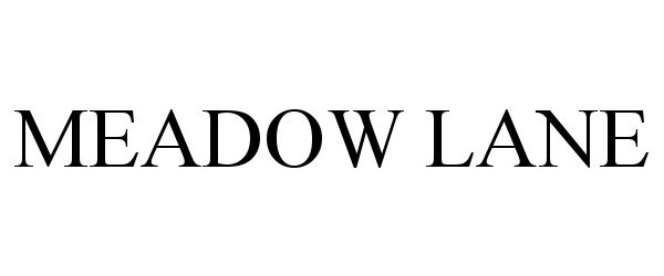 Trademark Logo MEADOW LANE