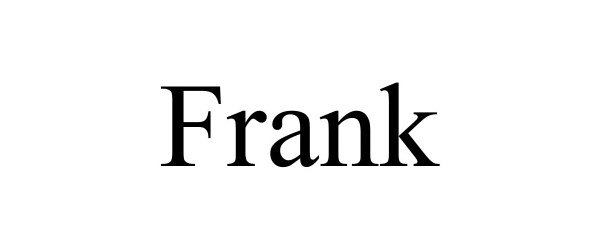 Trademark Logo FRANK