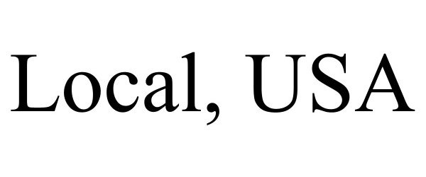 Trademark Logo LOCAL, USA