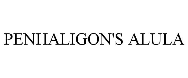 Trademark Logo PENHALIGON'S ALULA