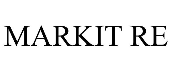 Trademark Logo MARKIT RE