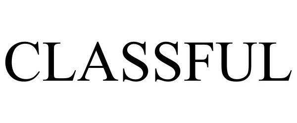 Trademark Logo CLASSFUL