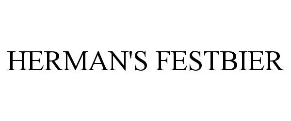 Trademark Logo HERMAN'S FESTBIER