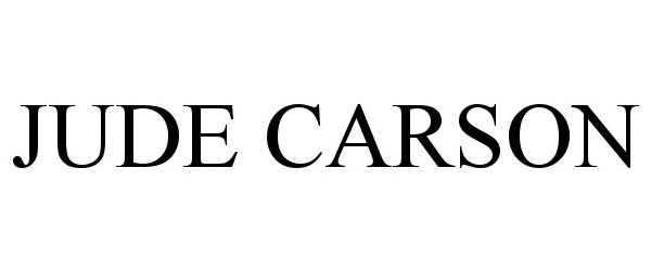 Trademark Logo JUDE CARSON