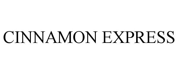 Trademark Logo CINNAMON EXPRESS