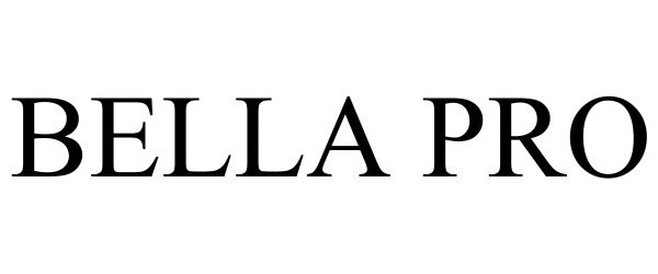 Trademark Logo BELLA PRO