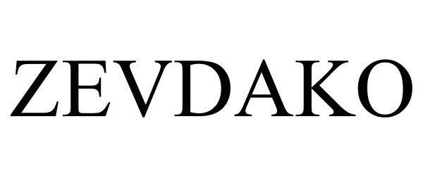Trademark Logo ZEVDAKO