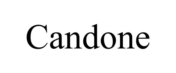 Trademark Logo CANDONE