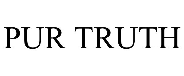 Trademark Logo PUR TRUTH