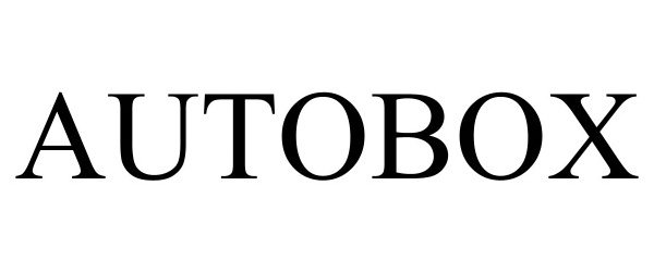 Trademark Logo AUTOBOX
