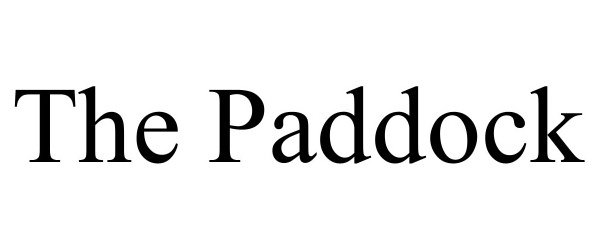 THE PADDOCK