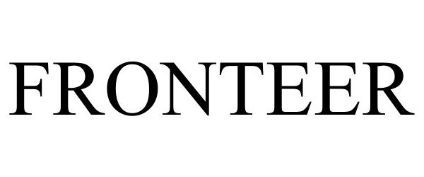 Trademark Logo FRONTEER