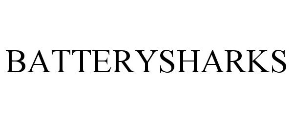 Trademark Logo BATTERYSHARKS