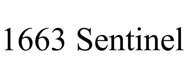 Trademark Logo 1663 SENTINEL