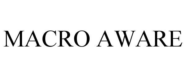 Trademark Logo MACRO AWARE
