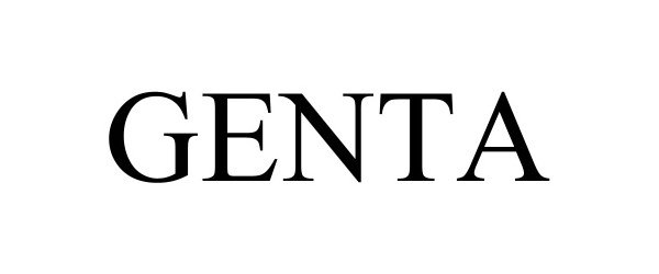Trademark Logo GENTA