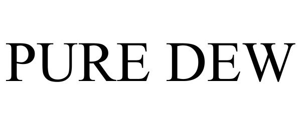 Trademark Logo PURE DEW