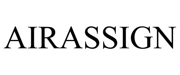 Trademark Logo AIRASSIGN