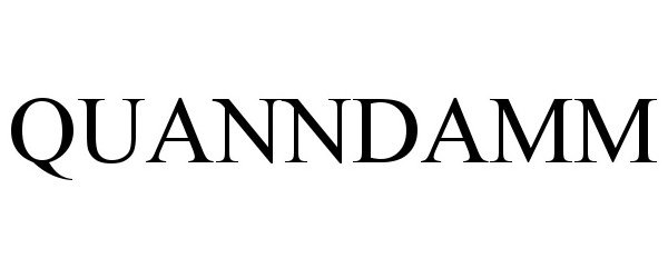 Trademark Logo QUANNDAMM