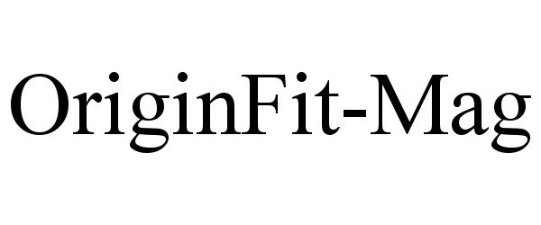 Trademark Logo ORIGINFIT-MAG