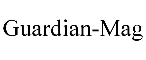 Trademark Logo GUARDIAN-MAG