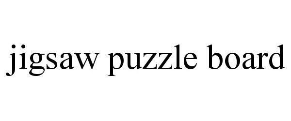 Trademark Logo JIGSAW PUZZLE BOARD