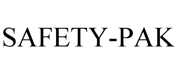 Trademark Logo SAFETY-PAK