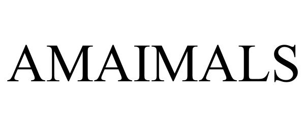 Trademark Logo AMAIMALS