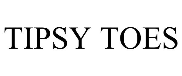 Trademark Logo TIPSY TOES