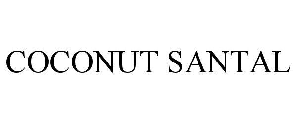 Trademark Logo COCONUT SANTAL