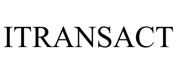 Trademark Logo ITRANSACT