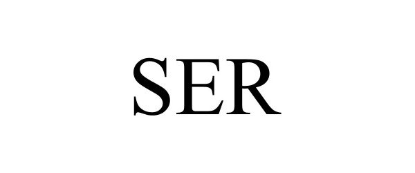 Trademark Logo SER
