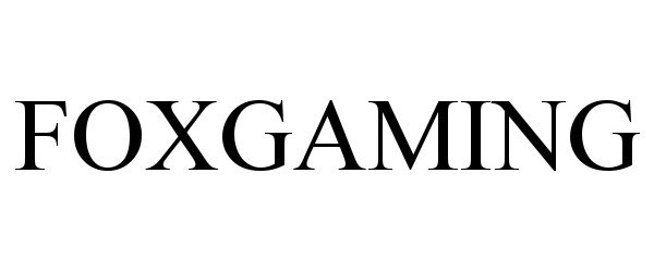 Trademark Logo FOXGAMING