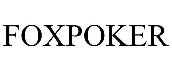 Trademark Logo FOXPOKER