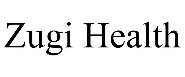 Trademark Logo ZUGI HEALTH