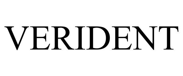 Trademark Logo VERIDENT