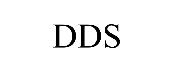 Trademark Logo DDS