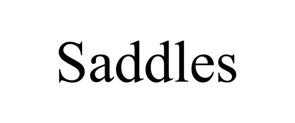 Trademark Logo SADDLES