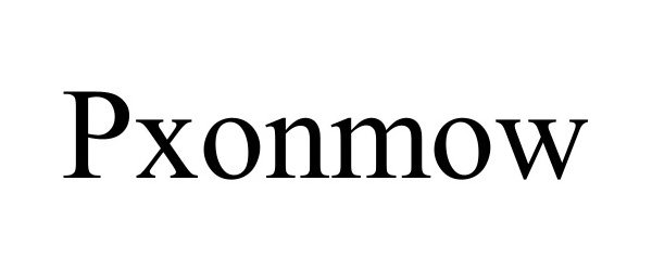 Trademark Logo PXONMOW