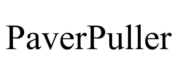 Trademark Logo PAVERPULLER