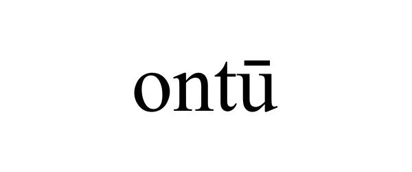 Trademark Logo ONTU