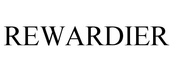 Trademark Logo REWARDIER