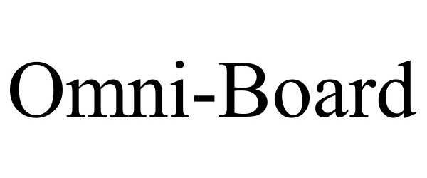 Trademark Logo OMNI-BOARD