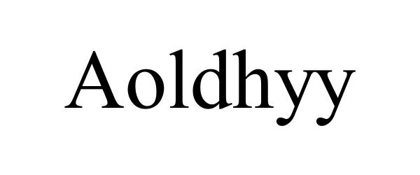 Trademark Logo AOLDHYY