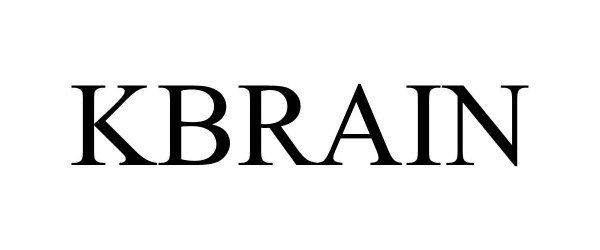 Trademark Logo KBRAIN