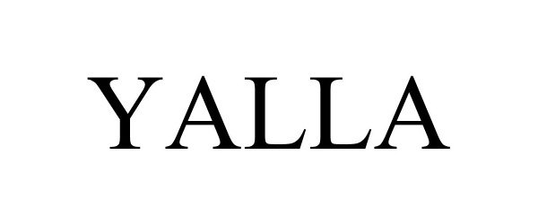Trademark Logo YALLA